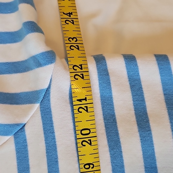 Lilly Pulitzer Blue and White Striped Sweatshirt - Picture 7 of 8